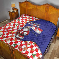 Croatia Christmas Quilt Santas Favorite Croatian - Wonder Print Shop