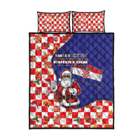 Croatia Christmas Quilt Bed Set Santas Favorite Croatian - Wonder Print Shop