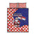 Croatia Christmas Quilt Bed Set Santas Favorite Croatian - Wonder Print Shop