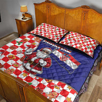Croatia Christmas Quilt Bed Set Santas Favorite Croatian - Wonder Print Shop