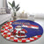 Croatia Christmas Round Carpet Santas Favorite Croatian - Wonder Print Shop