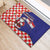 Croatia Christmas Rubber Doormat Santas Favorite Croatian - Wonder Print Shop