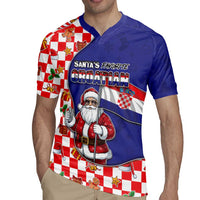 Croatia Christmas Rugby Jersey Santas Favorite Croatian - Wonder Print Shop