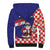 Croatia Christmas Sherpa Hoodie Santas Favorite Croatian - Wonder Print Shop