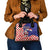 Croatia Christmas Shoulder Handbag Santas Favorite Croatian - Wonder Print Shop