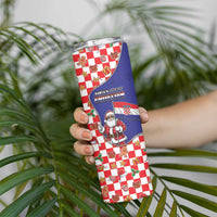 Croatia Christmas Skinny Tumbler Santas Favorite Croatian - Wonder Print Shop