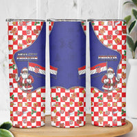 Croatia Christmas Skinny Tumbler Santas Favorite Croatian - Wonder Print Shop