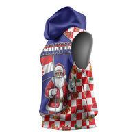 Croatia Christmas Sleeveless Hoodie Santas Favorite Croatian - Wonder Print Shop