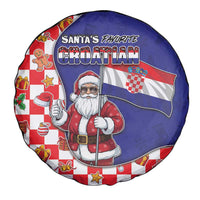 Croatia Christmas Spare Tire Cover Santas Favorite Croatian - Wonder Print Shop