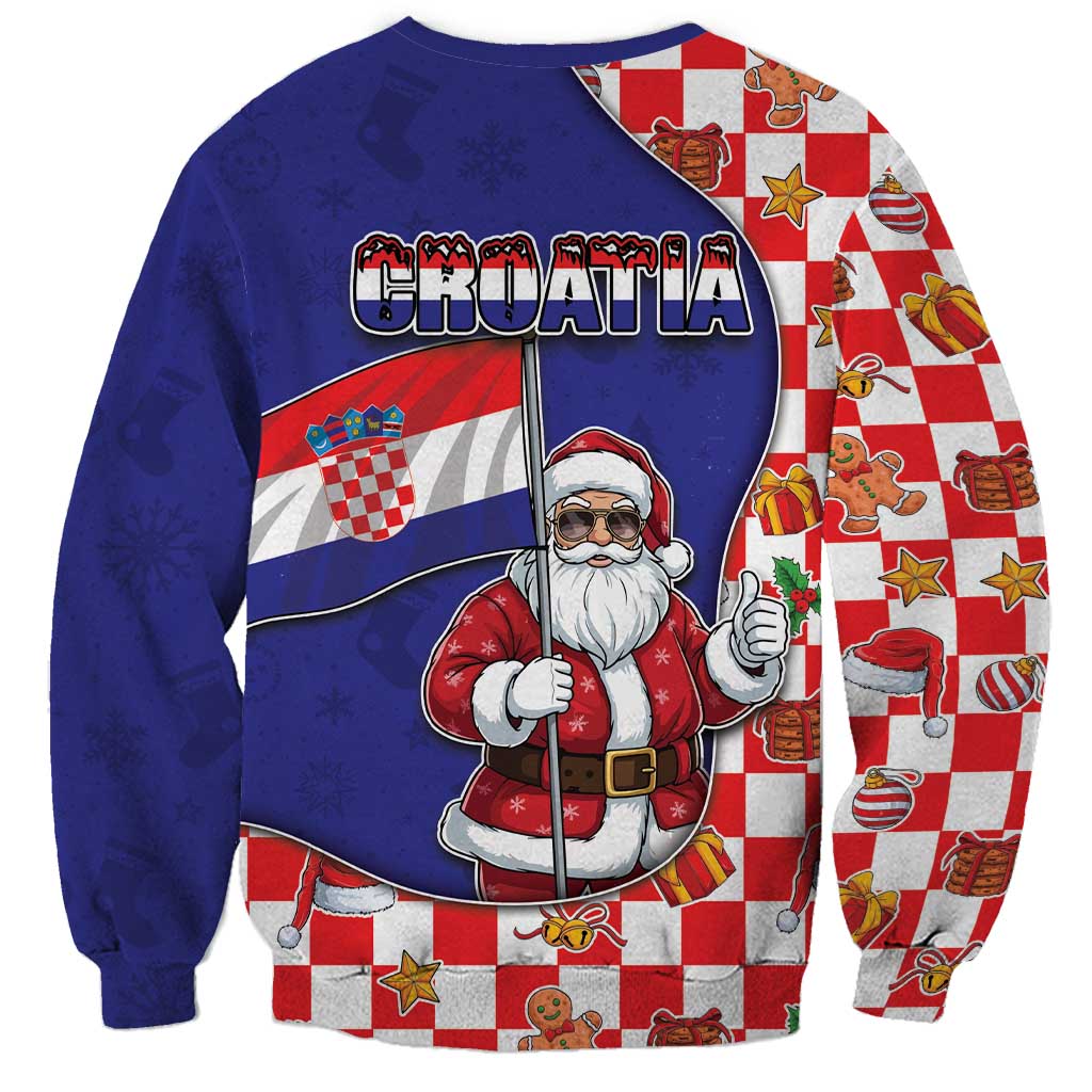 Croatia Christmas Sweatshirt Santas Favorite Croatian - Wonder Print Shop