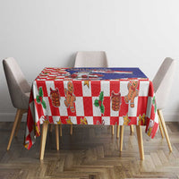Croatia Christmas Tablecloth Santas Favorite Croatian - Wonder Print Shop