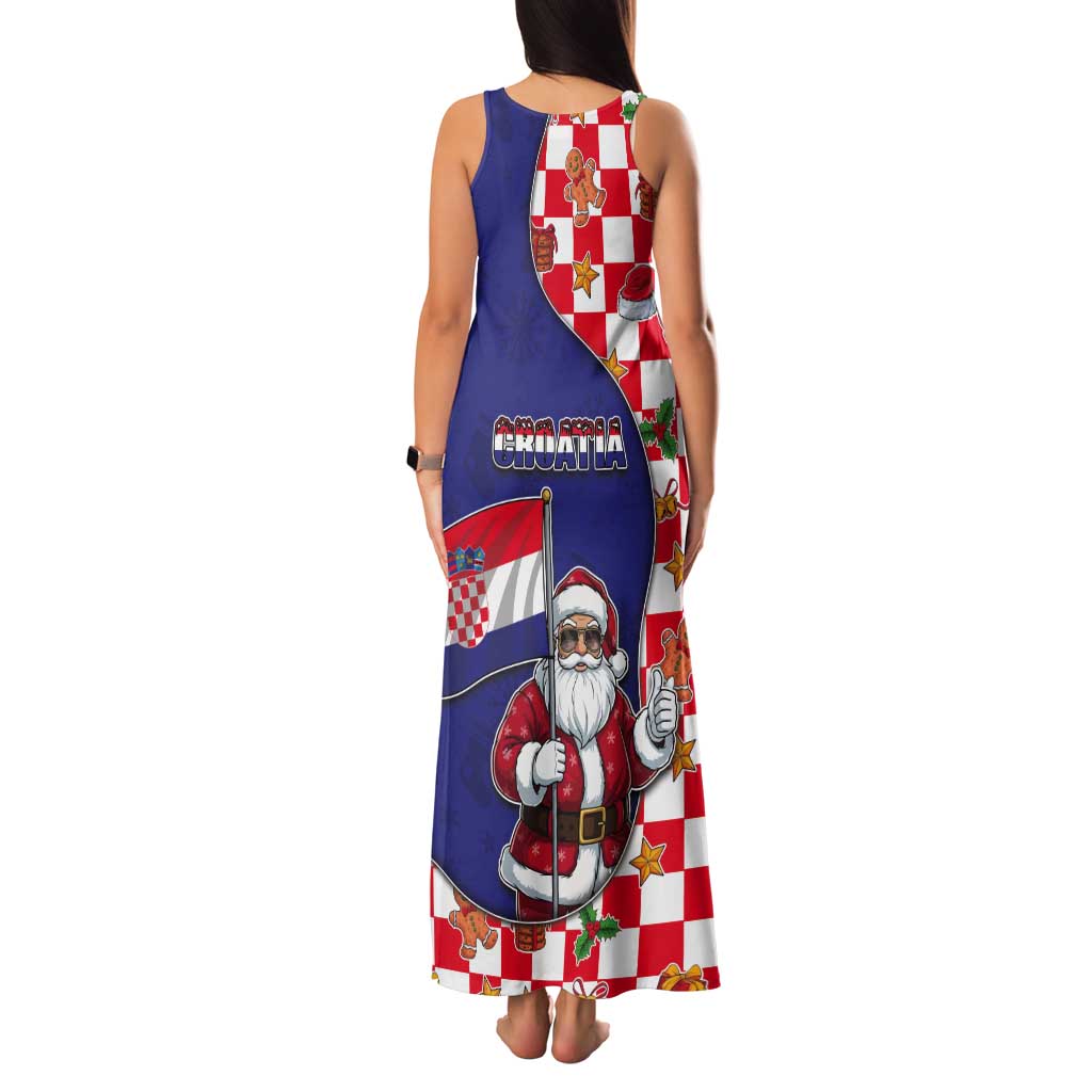 Croatia Christmas Tank Maxi Dress Santas Favorite Croatian - Wonder Print Shop