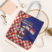 Croatia Christmas Tote Bag Santas Favorite Croatian - Wonder Print Shop