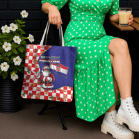 Croatia Christmas Tote Bag Santas Favorite Croatian - Wonder Print Shop