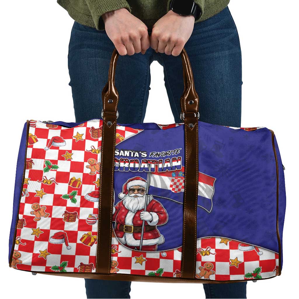 Croatia Christmas Travel Bag Santas Favorite Croatian - Wonder Print Shop