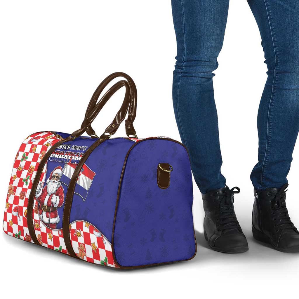 Croatia Christmas Travel Bag Santas Favorite Croatian - Wonder Print Shop