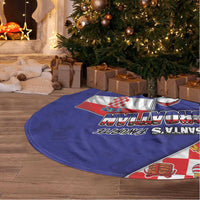 Croatia Christmas Tree Skirt Santas Favorite Croatian - Wonder Print Shop