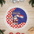 Croatia Christmas Tree Skirt Santas Favorite Croatian - Wonder Print Shop