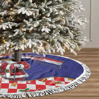 Croatia Christmas Tree Skirt Santas Favorite Croatian - Wonder Print Shop