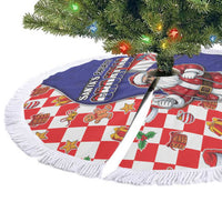 Croatia Christmas Tree Skirt Santas Favorite Croatian - Wonder Print Shop
