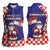 Croatia Christmas Women Sleeveless Polo Shirt Santas Favorite Croatian - Wonder Print Shop