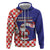 Croatia Christmas Zip Hoodie Santas Favorite Croatian - Wonder Print Shop