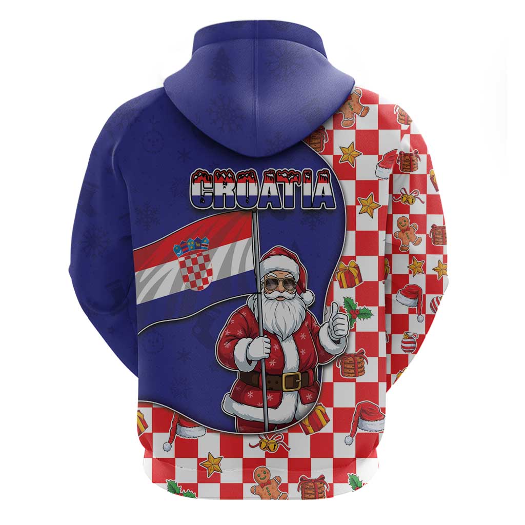 Croatia Christmas Zip Hoodie Santas Favorite Croatian - Wonder Print Shop