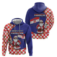 Croatia Christmas Zip Hoodie Santas Favorite Croatian - Wonder Print Shop