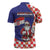 Croatia Christmas Zipper Polo Shirt Santas Favorite Croatian - Wonder Print Shop