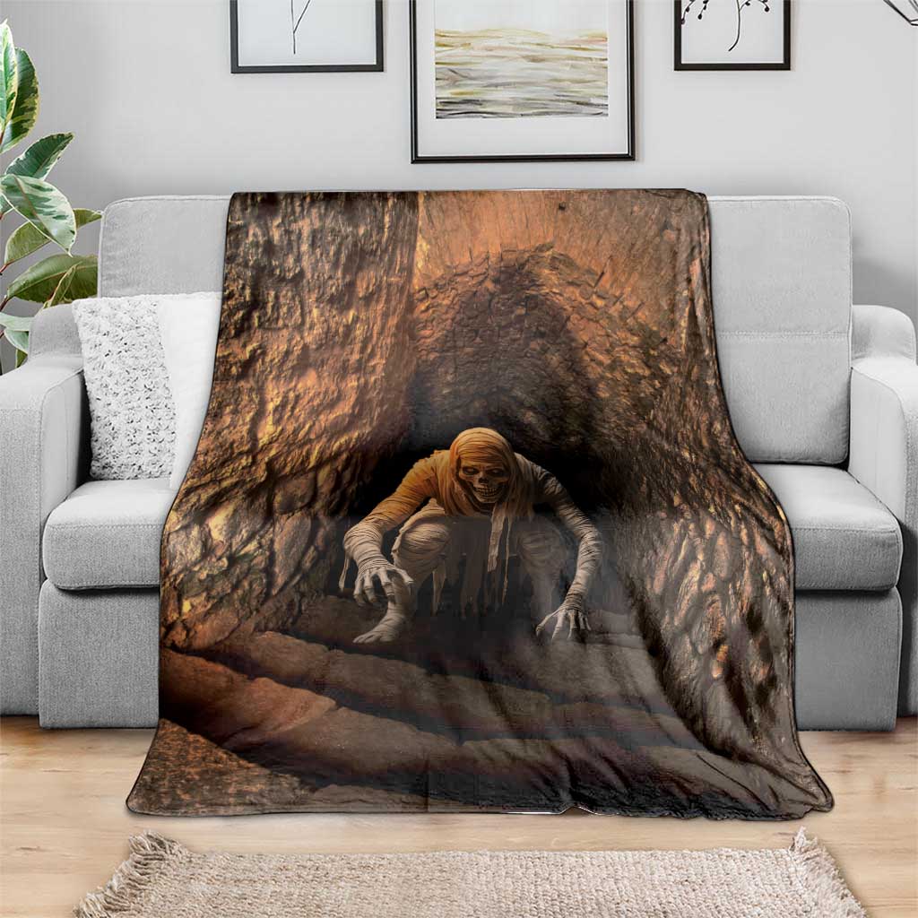 3D Illusion Scary Halloween Blanket Creepy Mummy - Wonder Print Shop