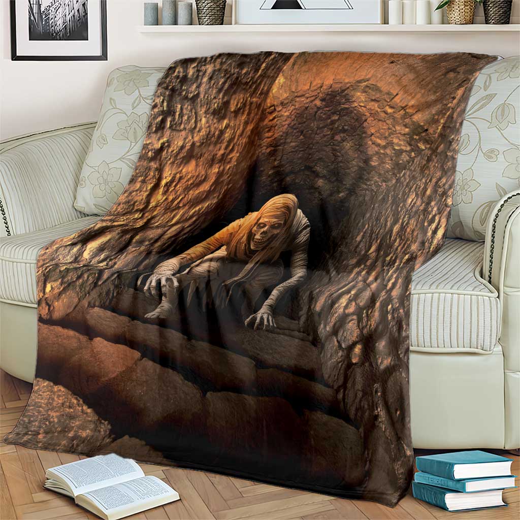3D Illusion Scary Halloween Blanket Creepy Mummy - Wonder Print Shop