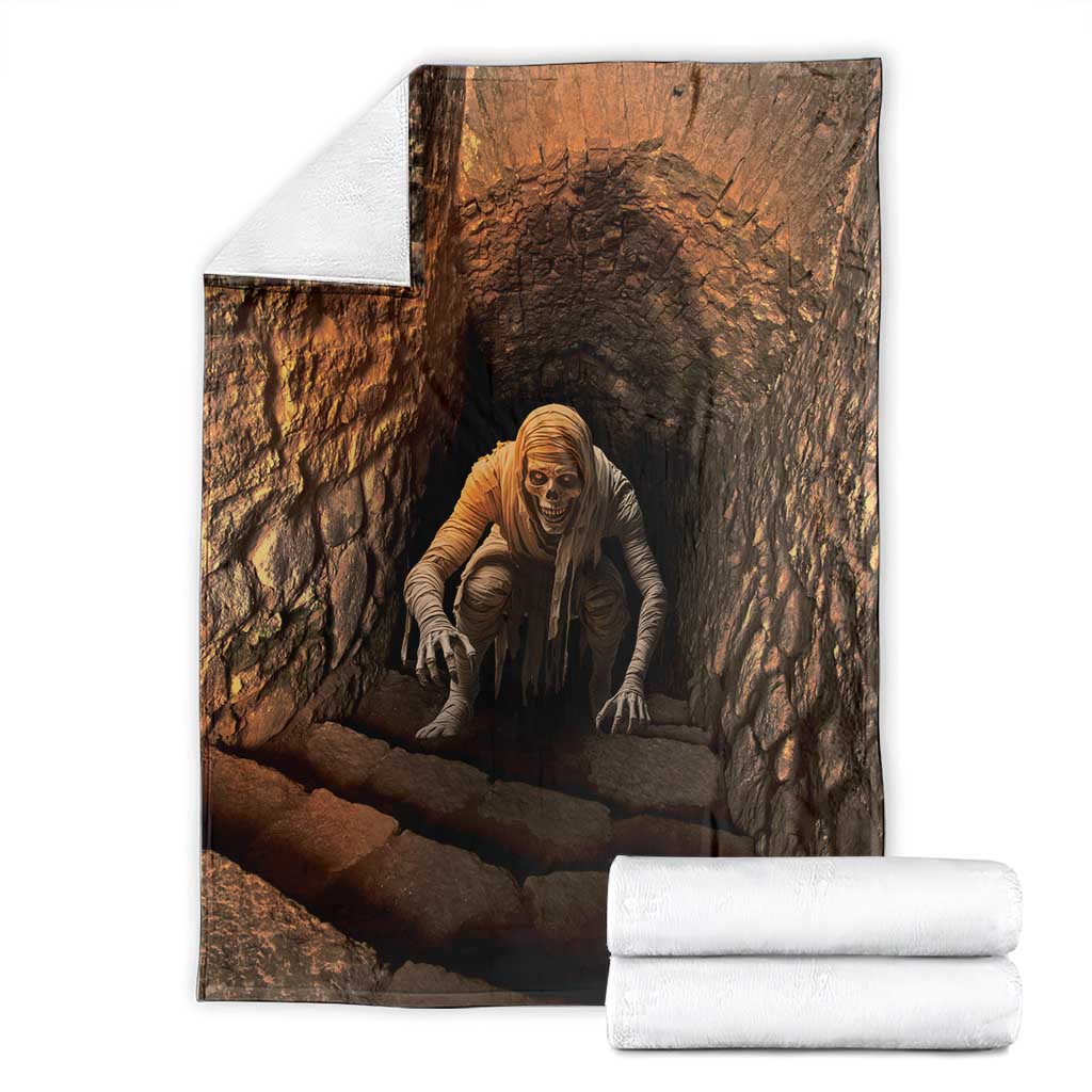 3D Illusion Scary Halloween Blanket Creepy Mummy - Wonder Print Shop