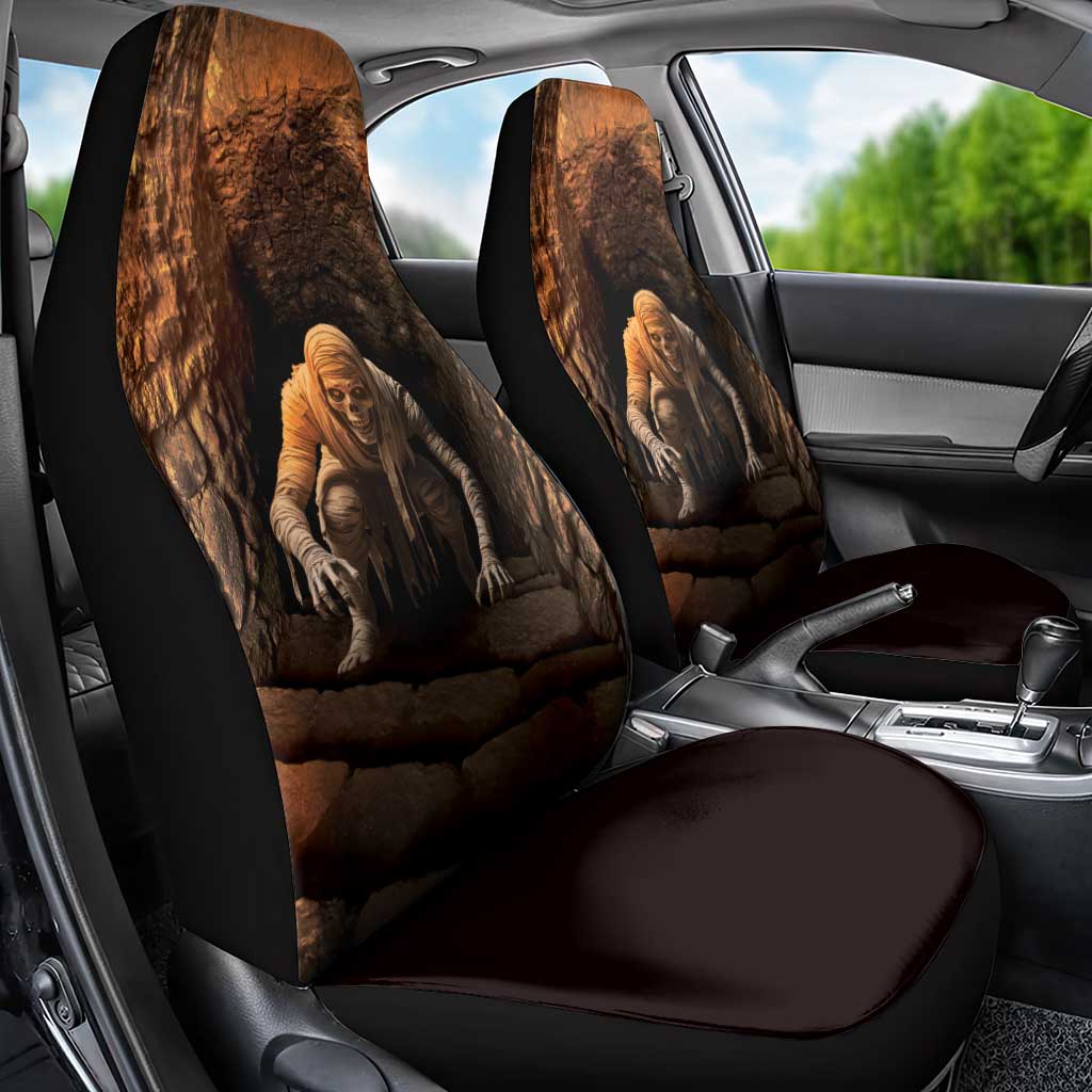3D Illusion Scary Halloween Car Seat Cover Creepy Mummy DT05