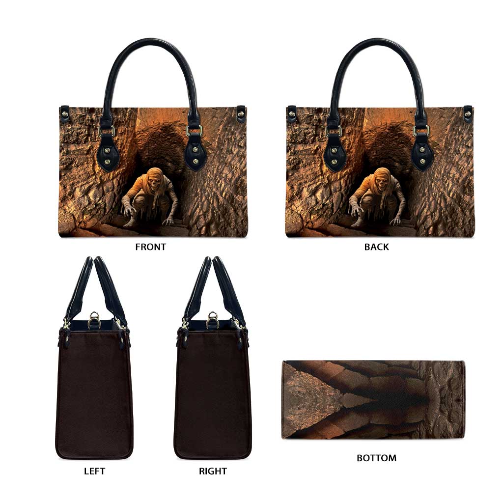 3D Illusion Scary Halloween Leather Bag Creepy Mummy DT05