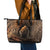 3D Illusion Scary Halloween Leather Tote Bag Creepy Mummy - Wonder Print Shop