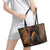 3D Illusion Scary Halloween Leather Tote Bag Creepy Mummy - Wonder Print Shop