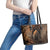 3D Illusion Scary Halloween Leather Tote Bag Creepy Mummy - Wonder Print Shop
