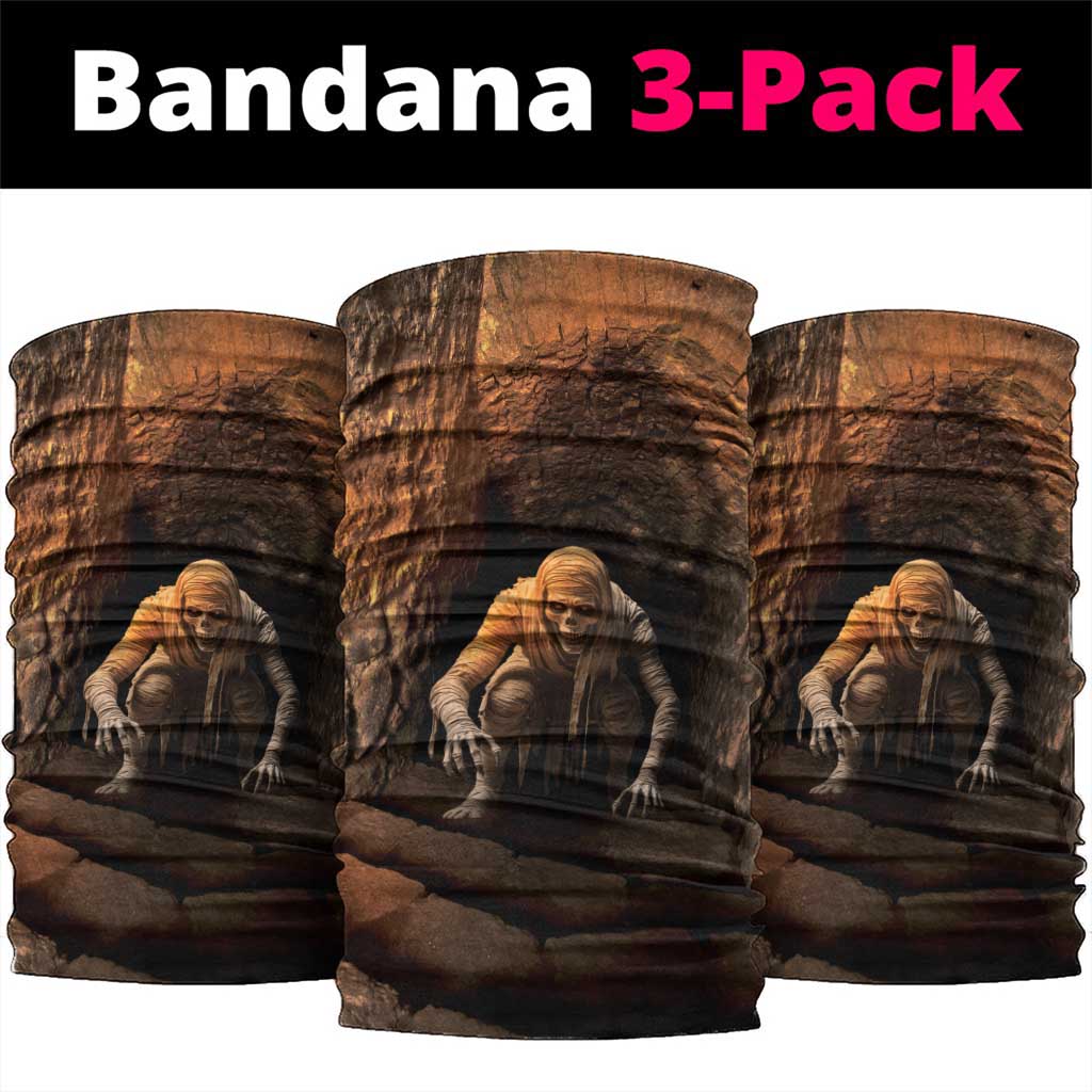 3D Illusion Scary Halloween Neck Gaiter Creepy Mummy - Wonder Print Shop