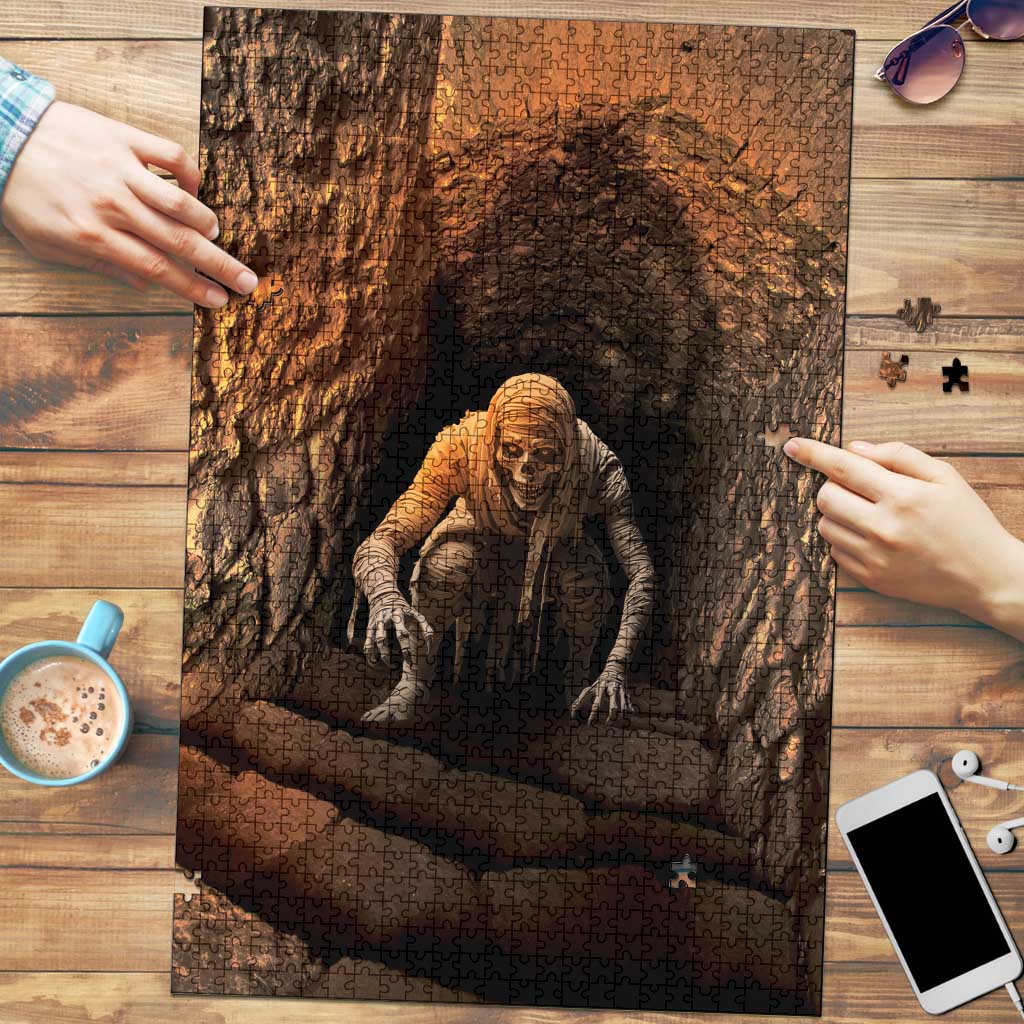 3D Illusion Scary Halloween Puzzle Creepy Mummy - Wonder Print Shop