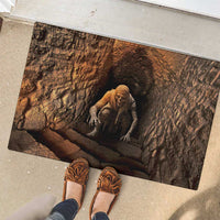 3D Illusion Scary Halloween Rubber Doormat Creepy Mummy - Wonder Print Shop
