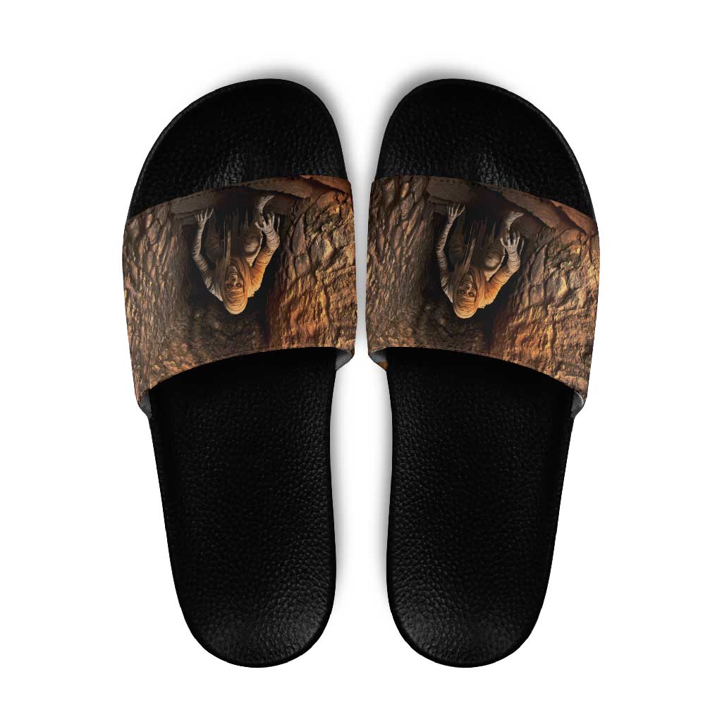 3D Illusion Scary Halloween Slide Sandals Creepy Mummy - Wonder Print Shop