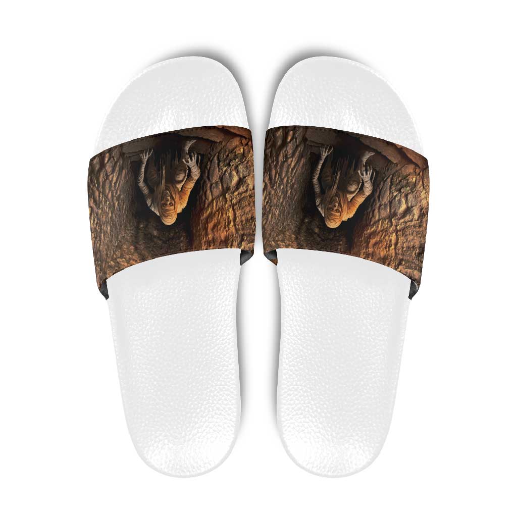 3D Illusion Scary Halloween Slide Sandals Creepy Mummy - Wonder Print Shop