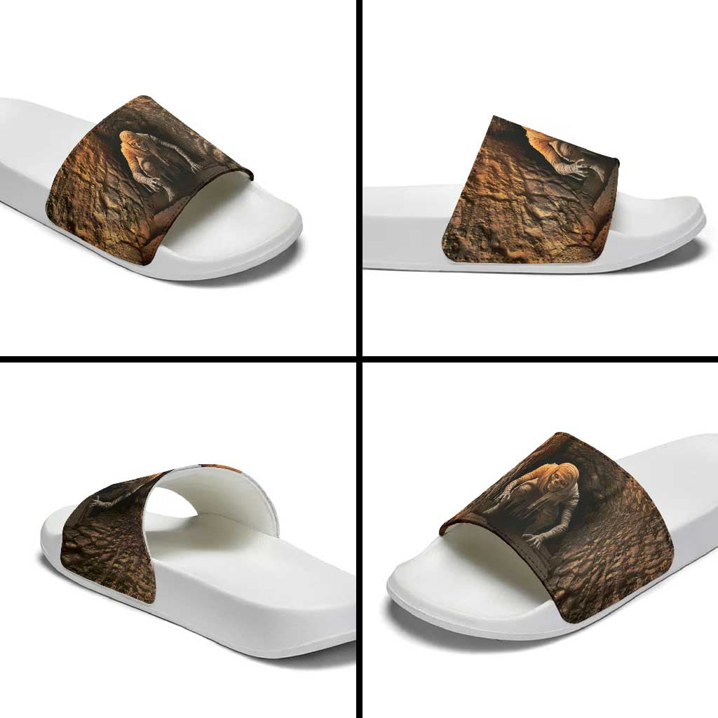 3D Illusion Scary Halloween Slide Sandals Creepy Mummy - Wonder Print Shop