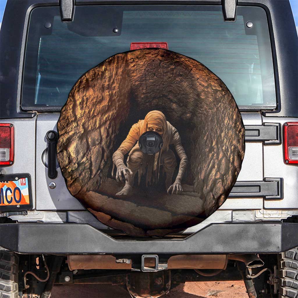3D Illusion Scary Halloween Spare Tire Cover Creepy Mummy - Wonder Print Shop