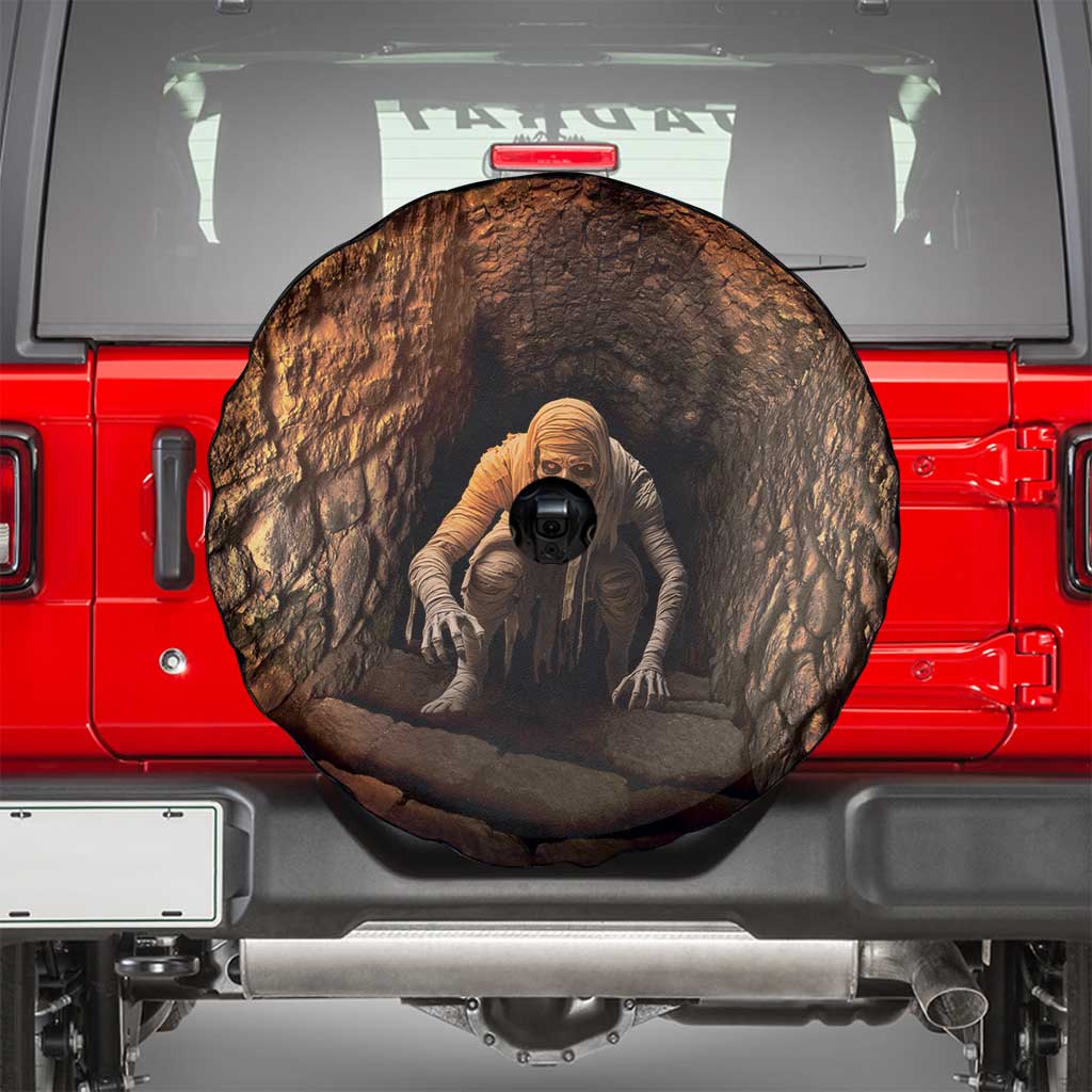 3D Illusion Scary Halloween Spare Tire Cover Creepy Mummy - Wonder Print Shop