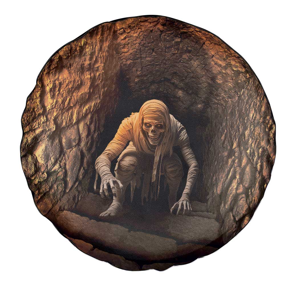 3D Illusion Scary Halloween Spare Tire Cover Creepy Mummy - Wonder Print Shop