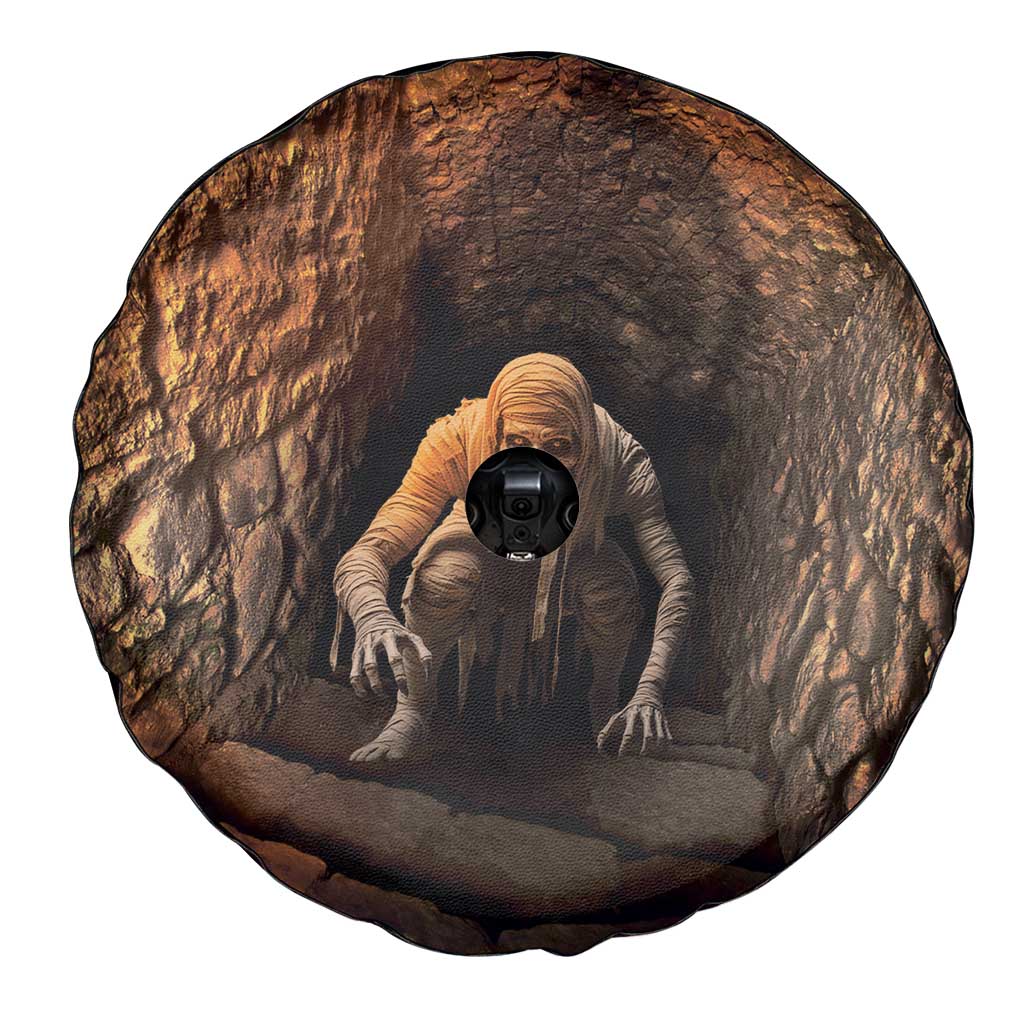 3D Illusion Scary Halloween Spare Tire Cover Creepy Mummy - Wonder Print Shop
