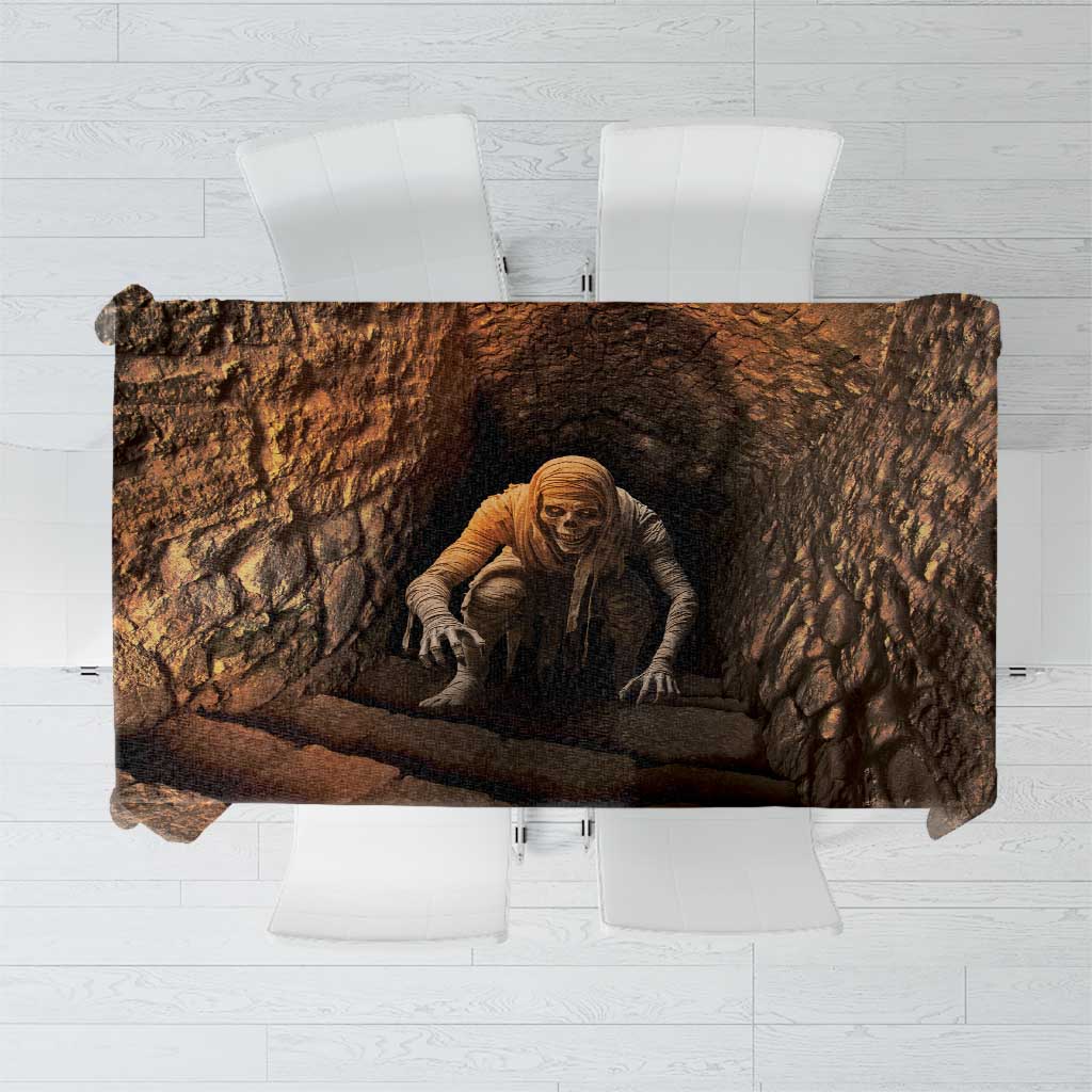3D Illusion Scary Halloween Tablecloth Creepy Mummy - Wonder Print Shop