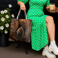 3D Illusion Scary Halloween Tote Bag Creepy Mummy - Wonder Print Shop