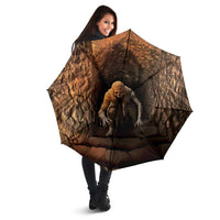 3D Illusion Scary Halloween Umbrella Creepy Mummy - Wonder Print Shop